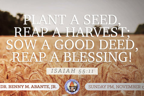 &quot;I Plant Good Seeds&quot;