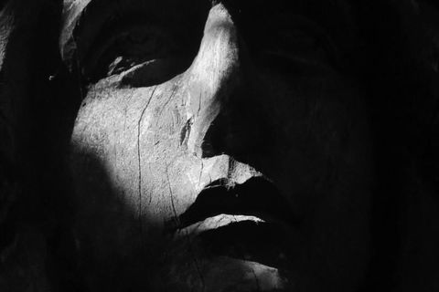 &quot;With a smile carved on, like a statue&quot; By Ben Goode 2019 (c)