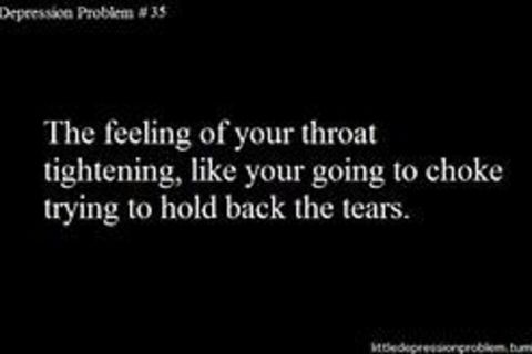 Choking Back The Tears!