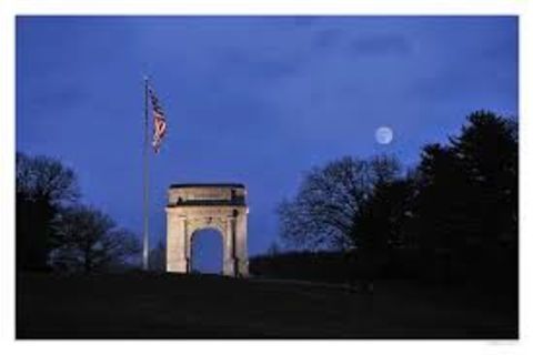 Recalling Traipsing Thru Valley Forge National Park Under Full Moon