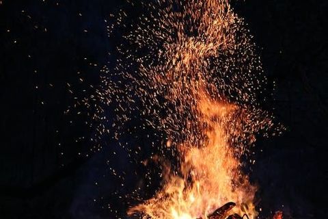 My beautiful burning bonfire