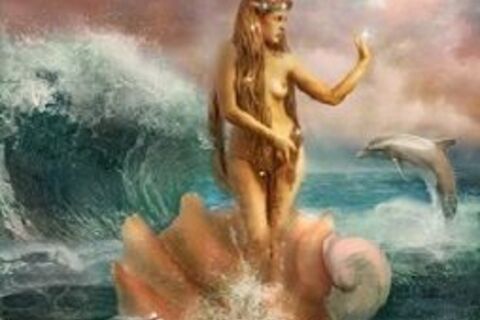 The old Greek and Aphrodite.