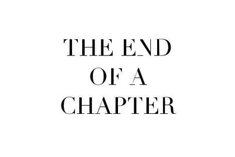 End of a chapter .