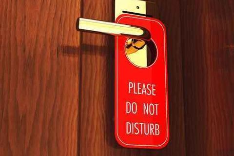 ‘Do not disturb’