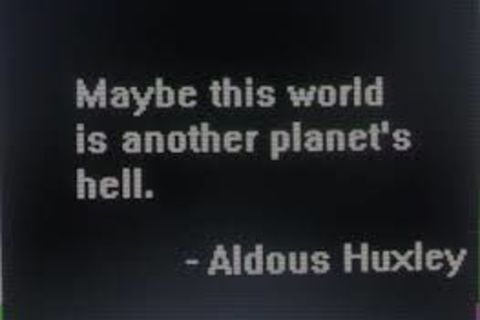 Awoke with existential nihilism since... birth