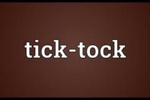 English onomatopoeic words tick tock does punctuate...