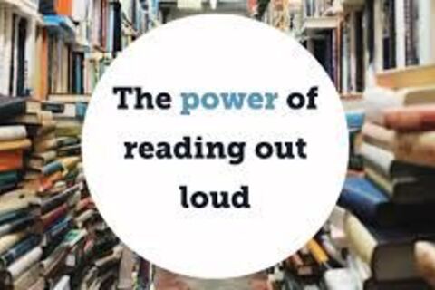 Reading out loud brings exaltation