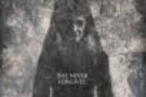 Woman in very very dark black