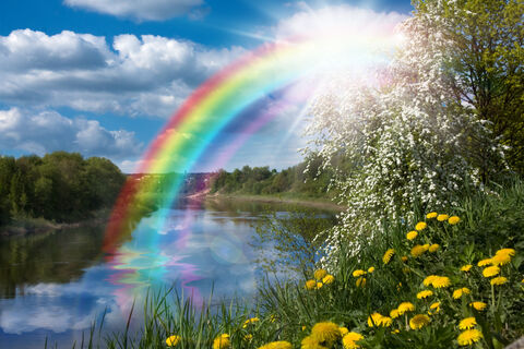 SPLASHES...( Rainbow challenge)
