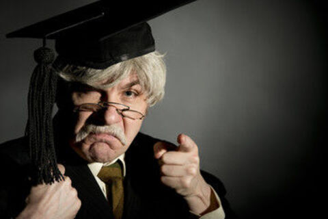 Mr. McCaster, the mean, old Schoolmaster