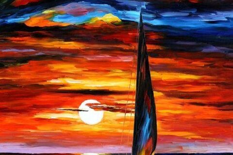 Sailing On Blue
