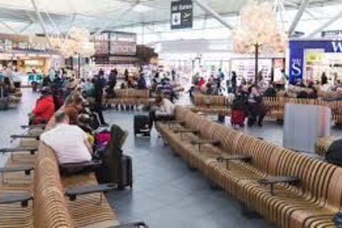 The departure lounge