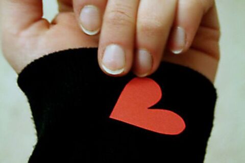 “Wear your heart in your sleeve” ❤️