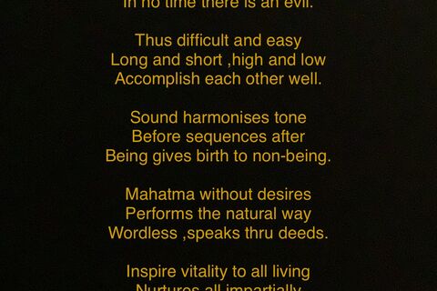 Tao te ching