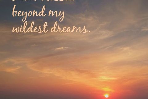 Not in our wildest dreams 💕