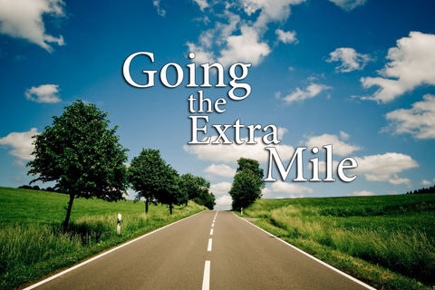Going that extra mile 