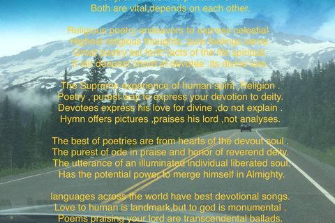 Poetic -Religion
