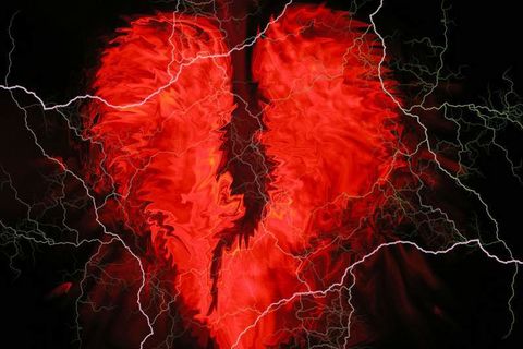 A broken heart 💔