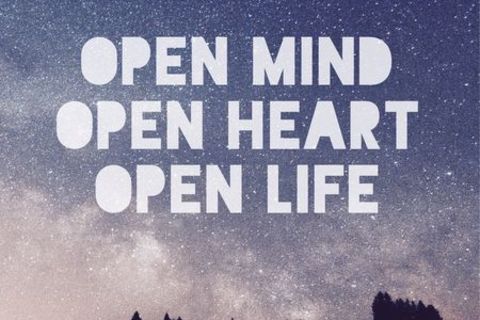 An open mind 💕