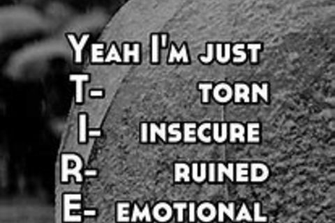 I'm so tired