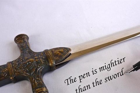 ‘The pen is mightier than the sword’ ❤️