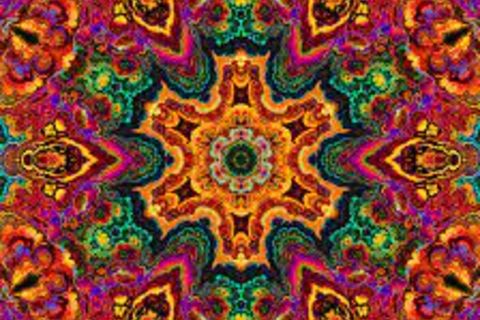 Kaleidoscopic webbed wide world