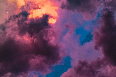 Colourful clouds 💙