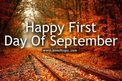 September the first 🍁