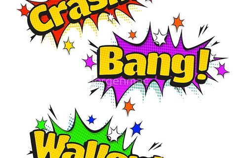 “CRASH!!” “BANG!!” “ WALLOP!!”