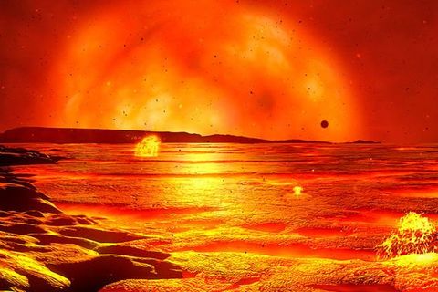 The Sun on Fire: A Red Giant ☀️🔴