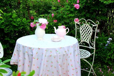 TEA IN THE GARDEN