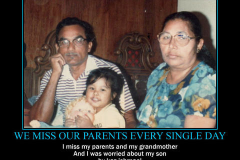 We miss our parents every single day
