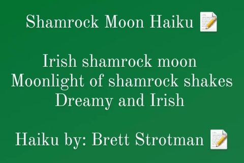 Shamrock Moon Haiku 📝