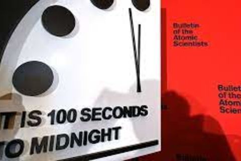 Doomsday Clock January 2022...