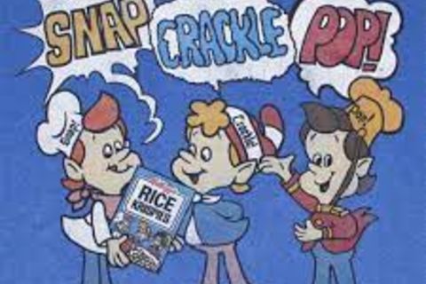 Part one narrating snapping crackling, and popping trembling underfoot...,