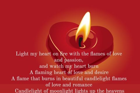 Candlelight Flames of Love and Passion 