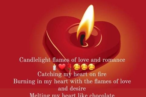 Candle and Flame In My Heart 