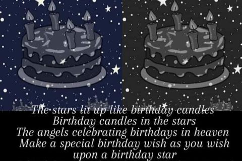 Birthday Candles In The Stars