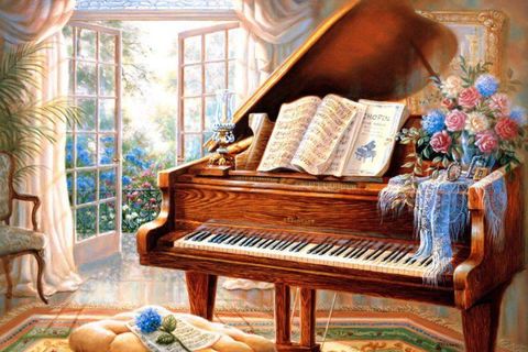 The piano and the rose