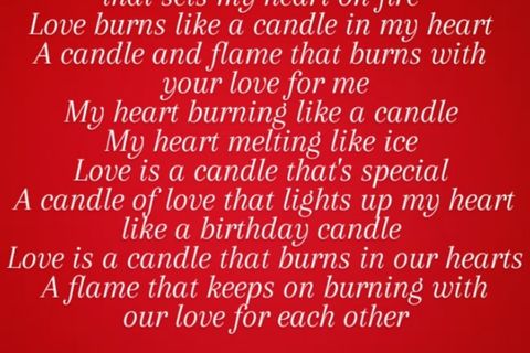 Love Burns Like a Candle 