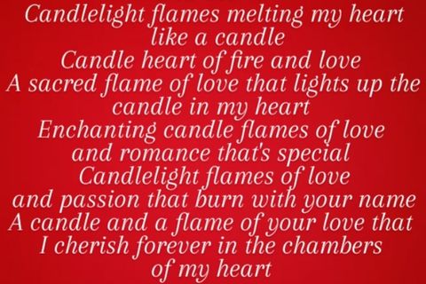 Candle Heart: Fire and Love 