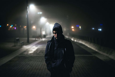 A walk in the dark