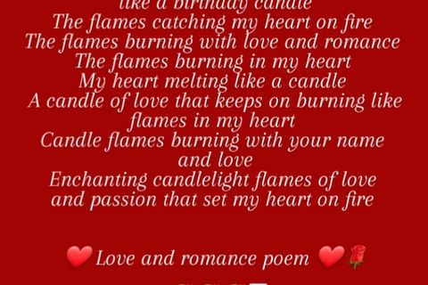 Love is a Candle: Flames Burning In My Heart 