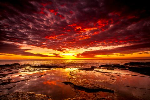SUNSET AT 5 O'CLOCK