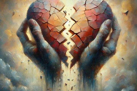 a broken heart 