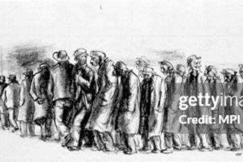 a soup line