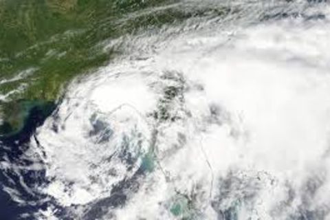 The remnants of August 2024 Hurricane Debbie