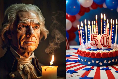 Thomas Jefferson's Candle Flame