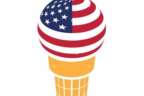 Ice Cream of America: Red, White, and Blue 