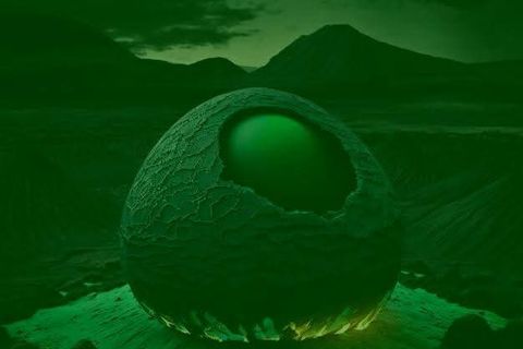 Green Egg Monsters From Mars 